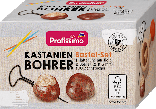 Bastel-Set, Kastanienbohrer  Profissimo