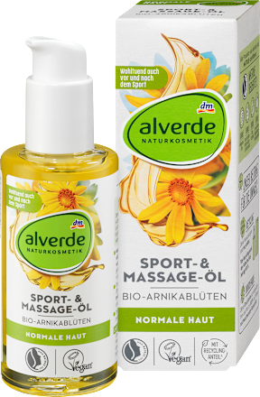 Sport- & Massage-Öl Bio-Arnikablüten alverde NATURKOSMETIK