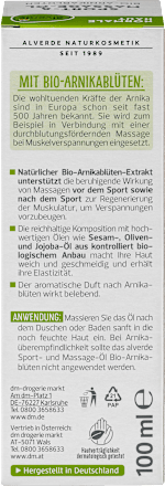 Sport- & Massage-Öl Bio-Arnikablüten alverde NATURKOSMETIK