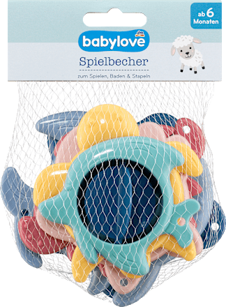 Kubeczki do zabawy, od 6. miesiąca życia babylove