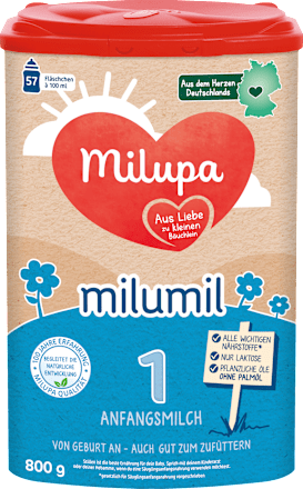 Anfangsmilch 1 Milumil von Geburt an Milupa