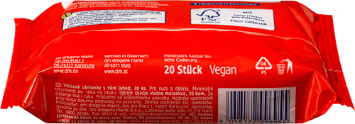 Vlažni robčki za obraz in roke  SauBär