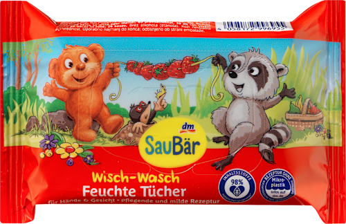 Vlažni robčki za obraz in roke  SauBär