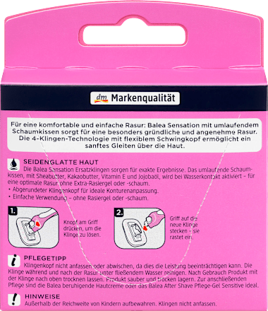 Ostrza wymienne Sensation Balea