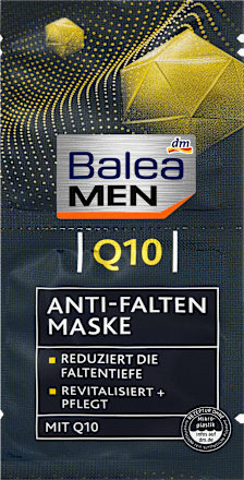 Anti Falten Gesichtsmaske Q10 (2x8 ml) Balea MEN