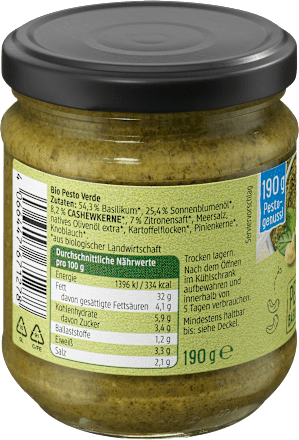 bio pesto bazalka & kešu dmBio