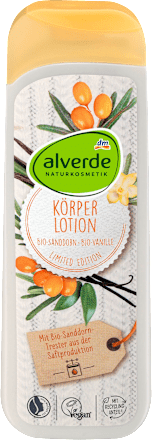 Körperlotion mit Bio-Sanddorn & Bio-Vanille alverde NATURKOSMETIK