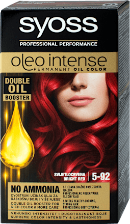 Boja za kosu – 5-92 svijetlocrvena syoss Oleo Intense