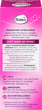 Krem z delikatnym efektem makijażu Magic Teint SPF 10 Balea