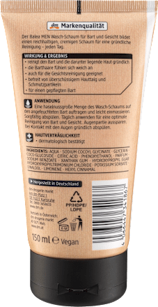 Pianka do mycia brody Balea MEN