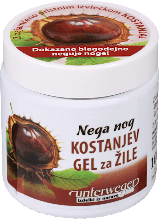 Kostanjev gel za žile Unterweger