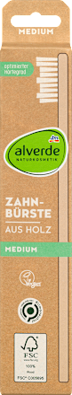 Lesena zobna ščetka, Medium alverde NATURKOSMETIK
