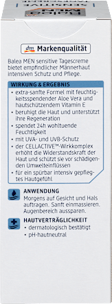 Krem na dzień Sensitive do skóry wrażliwej Balea MEN