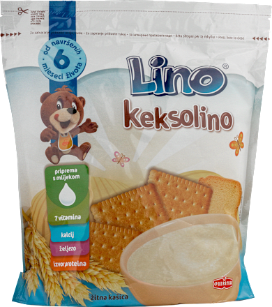 Keksolino žitna kašica, 6 + mj. Lino