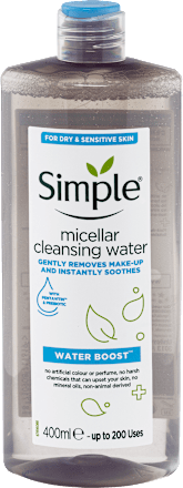 Water Boost miceralna voda za skidanje šminke Simple