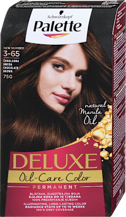 Barva za lase 3-65 Čokoladno Rjava Palette DELUXE