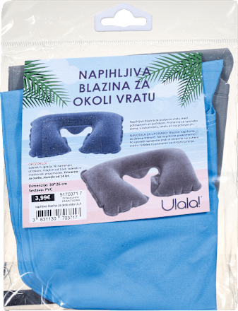 Napihljiva blazina za okoli vratu, več različic Ulala!