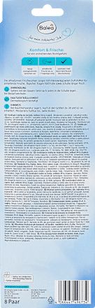 Osvježavajući ulošci za cipele, bijeli, 39-41 Balea