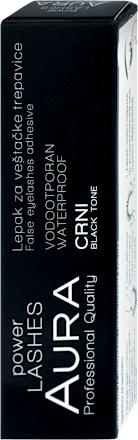 Power Lashes ljepilo za umjetne trepavice – crno AURA