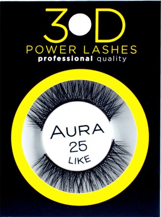 3D Power Lashes umjetne trepavice – Like 25  AURA