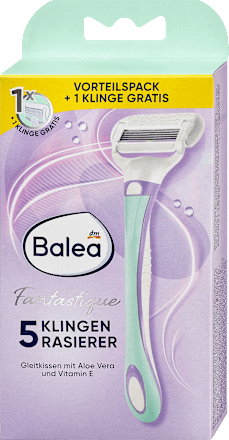Rasierer Fantastique 5-Klingen Vorteilspack Balea