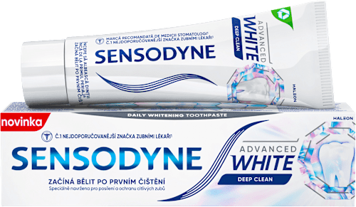 zubní pasta Advanced White Deep Clean SENSODYNE