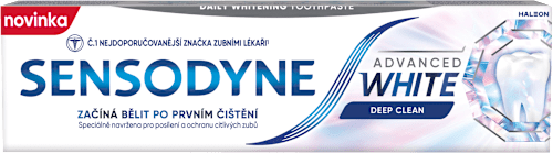 zubní pasta Advanced White Deep Clean SENSODYNE