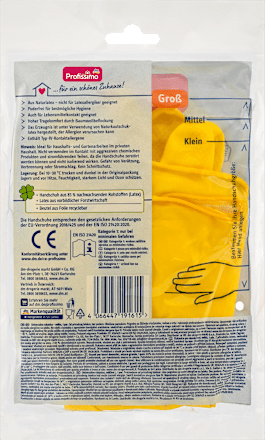 Uniwersalne rękawice do prac domowych, L, 1 para Profissimo