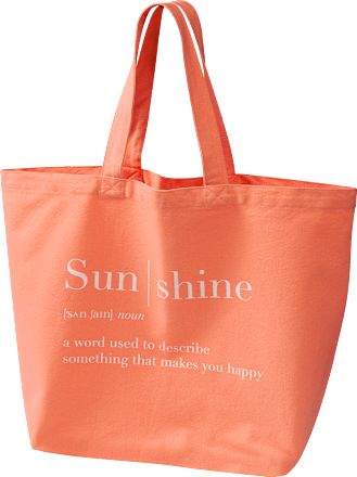 Strandtasche "Sunshine", peach/weiß Vito & Joe