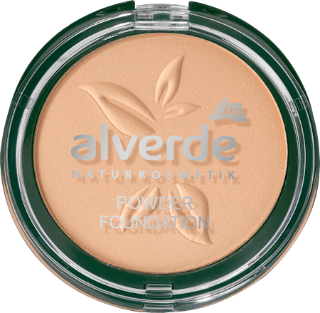 Puder do twarzy Powder Foundation velvet sand 20, SPF 6 alverde NATURKOSMETIK