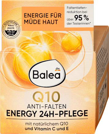 Negovalna krema za obraz Q10 Energy 24H Balea