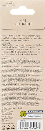 Buffer Nagelfeile 4in1 ebelin