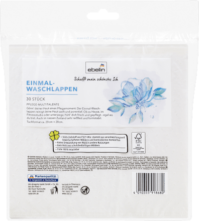 Einmalwaschlappen (2 x 30) ebelin