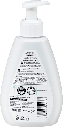 Течен сапун лосион за миене Ultra Sensitive Balea med