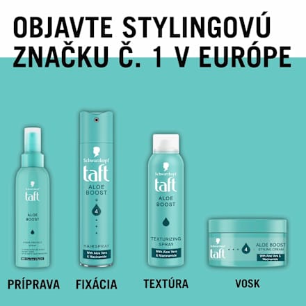 Stylingový sprej na vlasy Aloe Boost Schwarzkopf taft
