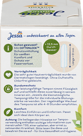 nature Cotton tamponi - normal Jessa