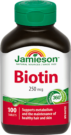 Tablety Biotin 250 mcg Jamieson