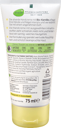 Handcreme Softe Kamille alverde NATURKOSMETIK