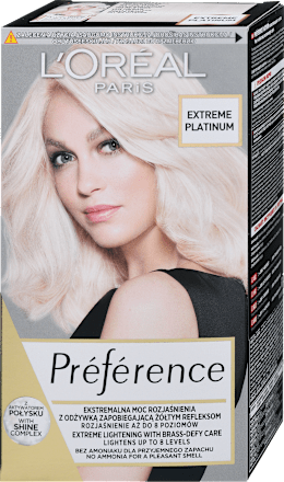 Barva za lase Extreme Platinum L'ORÉAL PARiS PRÉFÉRENCE