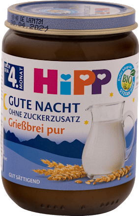 EKO mliječna kašica za laku noć – gris, 5+ mj. HiPP