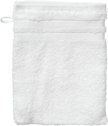 Waschlappen aus Frottee, weiss 100 % Bio-Baumwolle, GOTS-zertifiziert ebelin