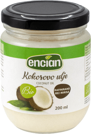 Bio kokosovo ulje bez mirisa encian