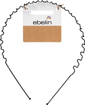 Haarreif Zacken aus Metall ebelin