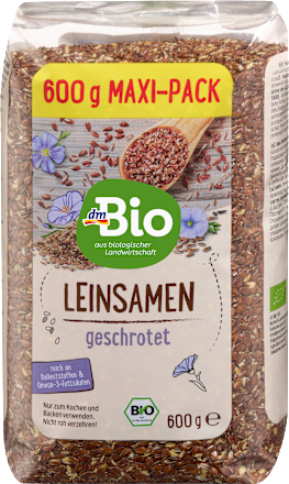 Leinsamen geschrotet  dmBio