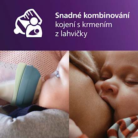 lahev Natural + savička Natural 2 Slow SCY900/01 PHILIPS AVENT