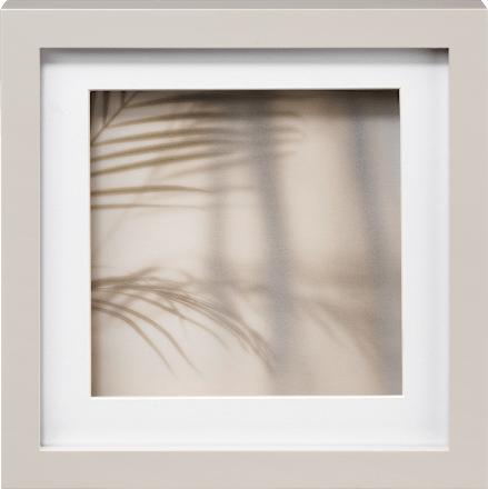 Bilderrahmen Vierkant 20x20 cm schwarz Paradies