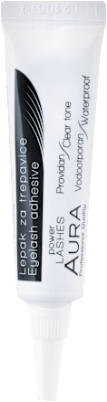 Power Lashes ljepilo za umjetne trepavice – prozirno  AURA