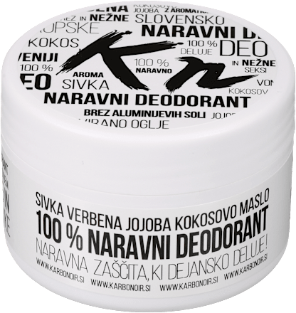 Naravni deodorant z aktiviranim ogljem Karbonoir