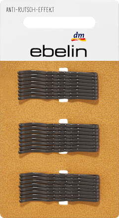 Haarklemmen schwarz/braun/goldfarben ebelin