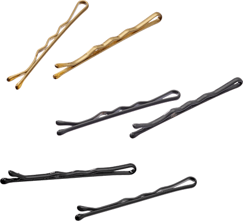 Haarklemmen schwarz/braun/goldfarben ebelin